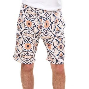 Multi Colored Floral Tidewater Volley Shorts